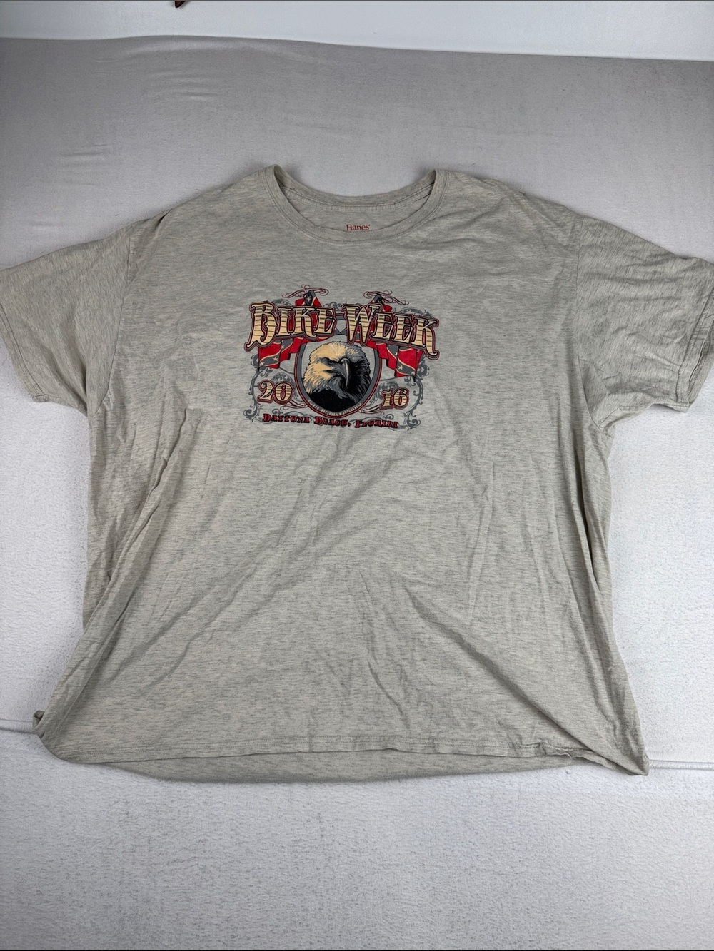 2016 Daytona Beach Bike Week Mens 3XL Hanes 3XL USA Biker Southern Harley